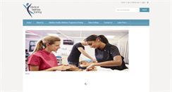Desktop Screenshot of medicalwellnesstraining.com