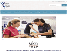 Tablet Screenshot of medicalwellnesstraining.com